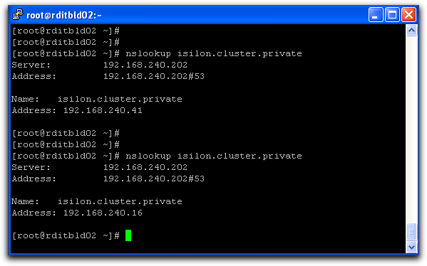 linux dns server test