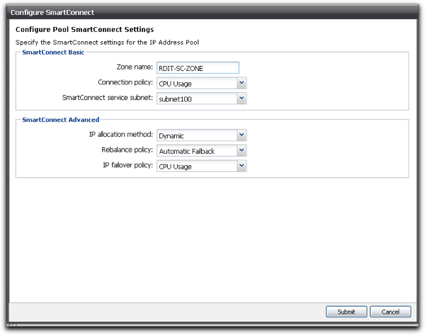 Isilon sc setup BAD 1