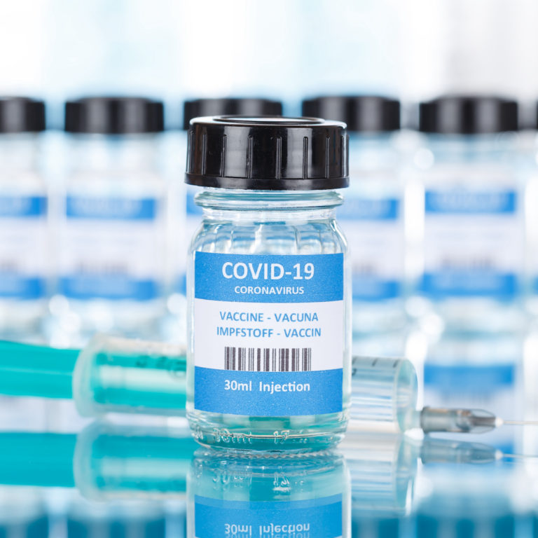 Coronavirus Vaccine Bottles