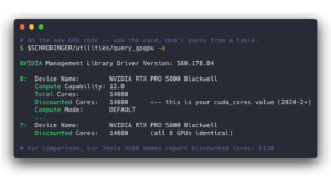Schrodinger Cuda Cores Query Gpgpu